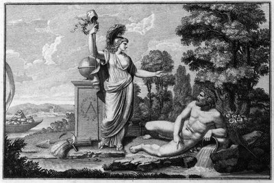 رمزية جمهورية كيسالبينا (Cisalpina) التي أنشأها نابليون بونابرت في 27/06/1797 على النموذج الفرنسي في إيطاليا ، والتي أصبحت الجمهورية الإيطالية في عام 1802. يتم تمثيل رموز الجمهورية الفرنسية. نقش متحف ديل ريسورجيمنتو ، ميلانو. بواسطة فنان غير معروف