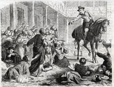 ألفونس (ألفونسو جيرونيمو) بواسطة Ornano 1548-1610 أثناء طاعون بوردو 1604 - نقش عام 1860 بواسطة فنان غير معروف
