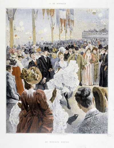 Ball at the Moulin Rouge - in “Paris Illustré”” بواسطة فنان غير معروف