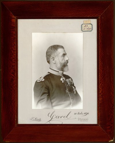 كارول إيير أو تشارلز إير - صورة لملك رومانيا كارول الأول (1839-1914) ، مجهول. تصوير الجيلاتين الفضي بواسطة فنان غير معروف
