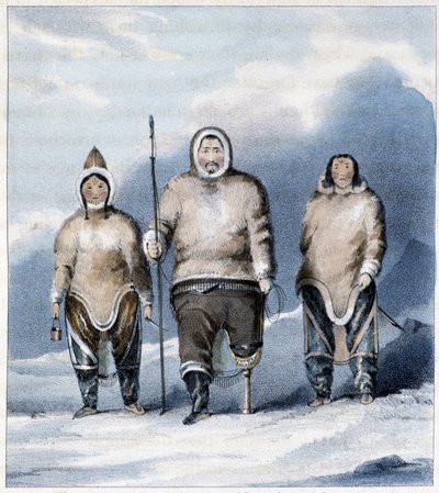 Eskimos: Shulamina, Tulluachiu and Tirikshiu بواسطة فنان غير معروف