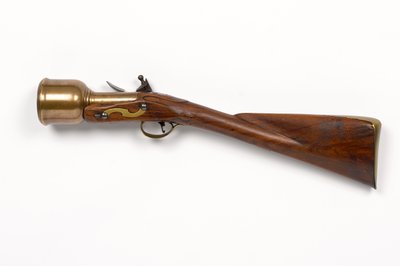 هاون يدوي Flintlock c.1760-1770 (هاون ، يدوي ، فلينتلوك) بواسطة فنان غير معروف