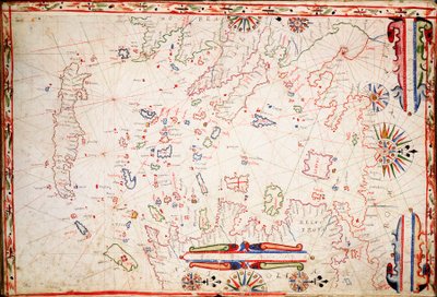 الأرخبيل اليوناني، حوالي عام 1620 (رق) بواسطة فنان غير معروف