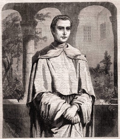 هنري لاكوردير. كاهن فرنسي ودومينيكاني 1802-1861. بواسطة فنان غير معروف