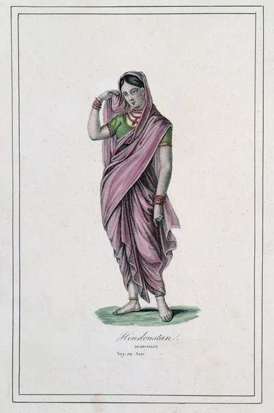 Hindustan: damsel - في "" ألبوم Travel "" بواسطة فنان غير معروف