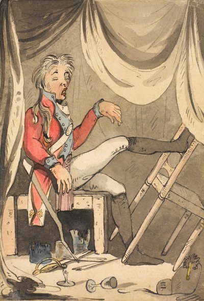إذا قال لي أحد إنني في حالة سكر في حالة حراسة - لعنة سوف أرافقه بركلة؟ 1796 بواسطة غير معروف