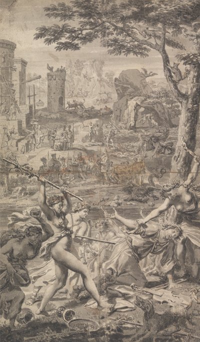 رسم توضيحي لتونسون Ovid Metamorphis (أربعة من أربعة) بواسطة فنان غير معروف
