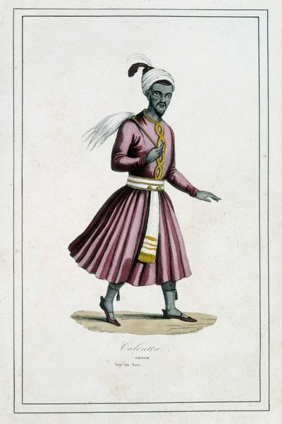 India: Groom of Calcutta - in “The different peoples of the earth”” by Father Paul Jonhanneaud, Librairie des Bons livres بواسطة فنان غير معروف