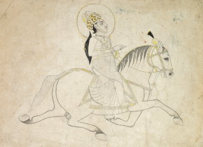 جاي سينغ الثالث من جايبور (حكم من 1818 إلى 1835) بواسطة فنان غير معروف