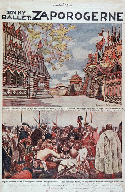 Lyric Theatre: The Zaporogues (Zaporogerne) - Opera Bibl. بواسطة فنان غير معروف