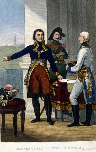 المارشال أندريه ماسينا (1756-1817) في حصار الجينات في أبريل 1800 بواسطة فنان غير معروف