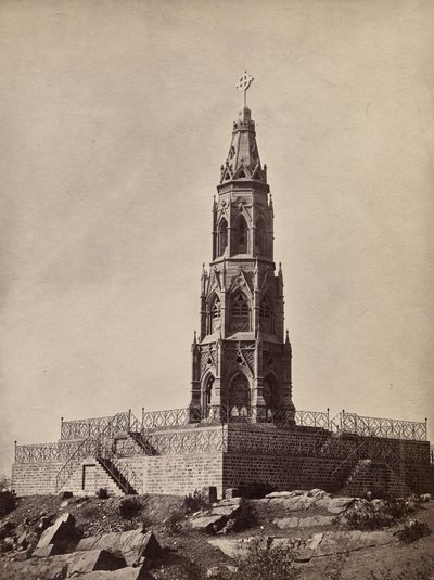 النصب التذكاري للجنود البريطانيين في عام 1859 بواسطة فنان غير معروف