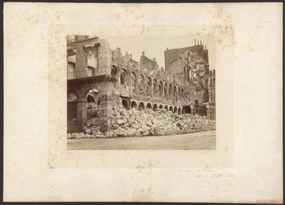 [وزارة المالية، بعد حريق عام 1871] بواسطة فنان غير معروف