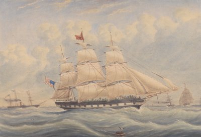 سفينة الشحن Ivanhoe 1849 بواسطة فنان غير معروف