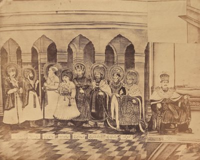 [لوحة تصور نواب عواد، الهند] بواسطة فنان غير معروف