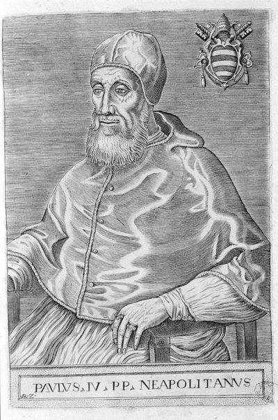 بول الرابع (1476 - 1559). بواسطة فنان غير معروف