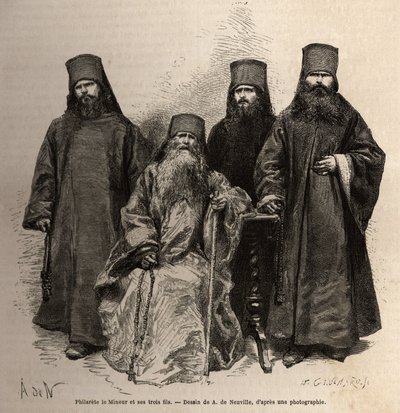 Philarete Ushka ، المعروف باسم عامل المنجم بواسطة فنان غير معروف