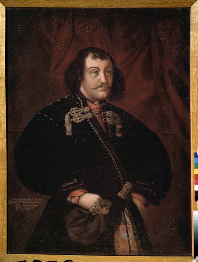 صورة لخادم القصر غريغوري جودونوف (صورة خادم القصر غريغوري غودونوف). لوحة مجهولة. زيت على قماش بواسطة فنان غير معروف