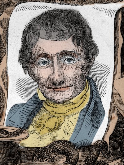 صورة للعالم الفرنسي الكسندر برونجنيارت (1770-1847). بواسطة فنان غير معروف