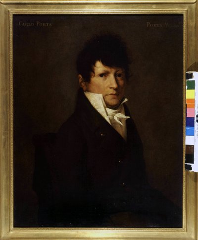 صورة لكارلو بورتا (1775-1821). لوحة القرن التاسع عشر. متحف ميلان. بواسطة فنان غير معروف