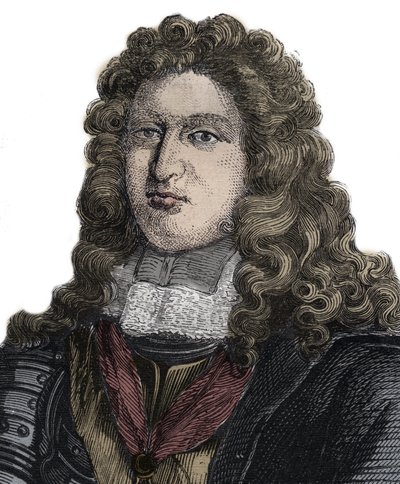 صورة للشاعر الفرنسي تشارلز أوغست دي لا فير كونت دي لوجيريس (1644-1712) بواسطة فنان غير معروف