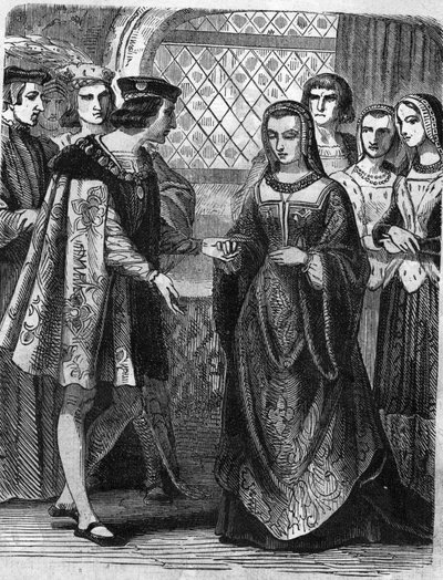 صورة لتشارلز الثامن (1470-1498) وآن من بريتاني (1477-1514). بواسطة فنان غير معروف