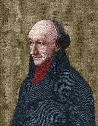 صورة لكريستوف مارتن ويلاند (1733-1813) شاعر ومترجم ومحرر ألماني. بواسطة فنان غير معروف
