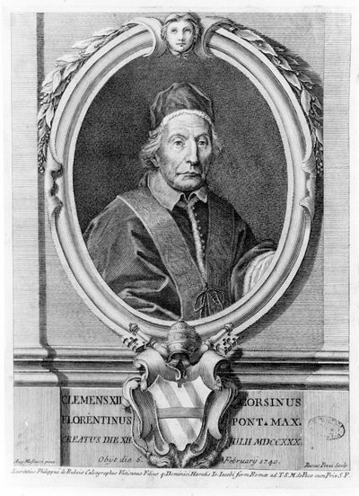 صورة كليمنت الثاني عشر (1652 - 1740). بواسطة فنان غير معروف