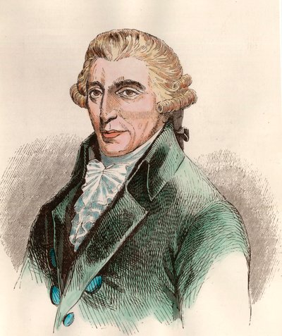 صورة لفرانز جوزيف هايدن (1732 - 1809) ، ملحن نمساوي. نقش القرن الثامن عشر. مجموعة خاصة. بواسطة فنان غير معروف