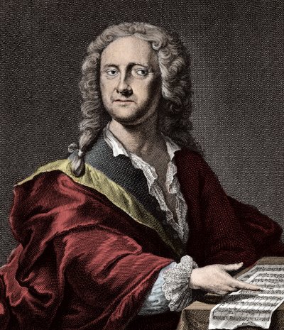 صورة جورج فيليب تيلمان (1681-1767) ، الملحن الألماني بواسطة فنان غير معروف