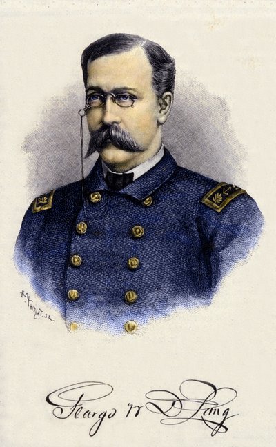 صورة لجورج واشنطن دي لونج ، المستكشف الأمريكي (1844-1881). بواسطة فنان غير معروف