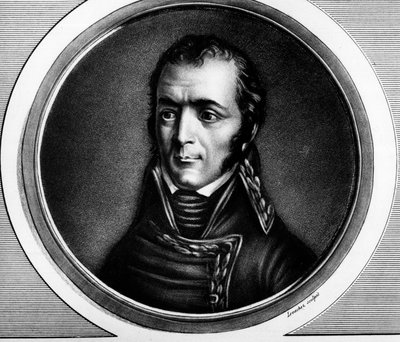 صورة لغيوم ماري آن برون (1763-1815) ، مارشال فرنسا. نقش في "" مجموعة كاملة من اللوحات التاريخية للثورة الفرنسية ، في ثلاثة مجلدات "" "1804. بواسطة فنان غير معروف