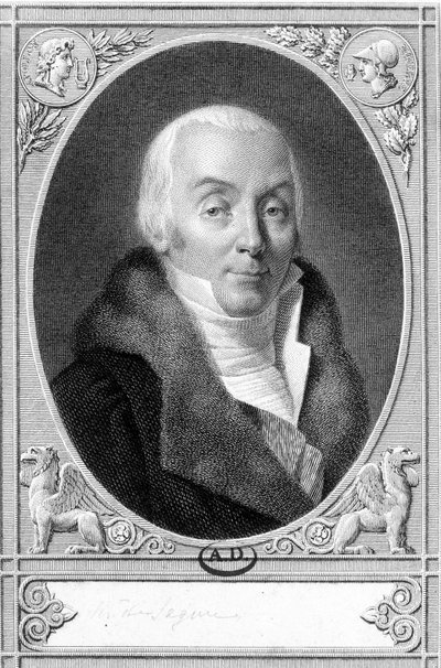 صورة هنري فيليب ماركيز دي سيجور (1724-1801) ، المارشال الفرنسي ووزير الدولة للحرب في عهد لويس السادس عشر. نقش القرن الثامن عشر. بواسطة فنان غير معروف