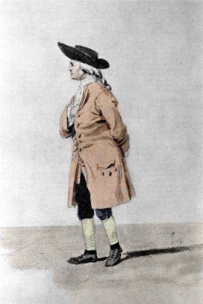 صورة هنري كافنديش (1731-1810) ، الفيلسوف والكيميائي الإنجليزي. الطباعة الحجرية ، حوالي عام 1851. بواسطة فنان غير معروف