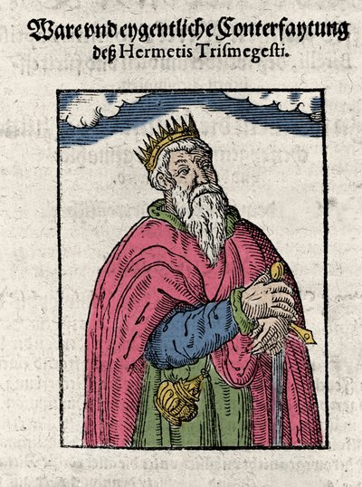 صورة هيرميس Trimegiste (Trismegistus) ، المنجم ، بواسطة فنان غير معروف