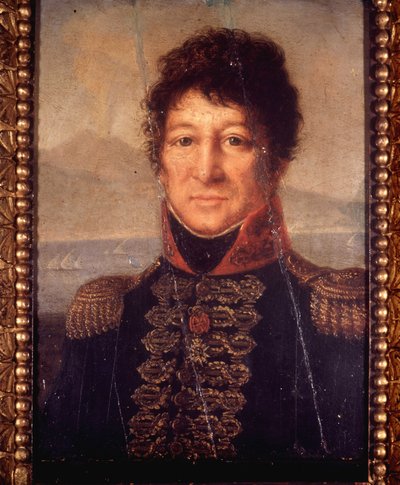 صورة ليواكيم مراد (1767 - 1815). لوحة مجهولة في أوائل القرن التاسع عشر. متحف نابليونيكو في روما بواسطة فنان غير معروف