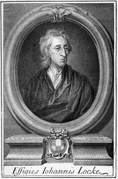 صورة جون لوك (1632 - 1704) ، الفيلسوف الإنجليزي. بواسطة فنان غير معروف