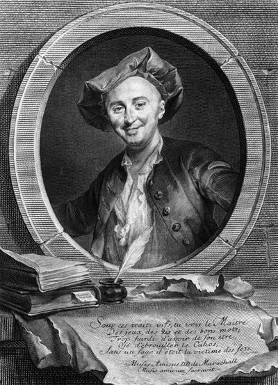 صورة لجوليان أوفراي دي لا ميتري (1709 - 1751) طبيب وفيلسوف فرنسي. بواسطة فنان غير معروف