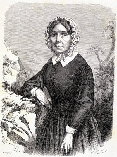 صورة مدام إيدا فايفر (1798-1858) ، رحالة نمساوي. بواسطة فنان غير معروف