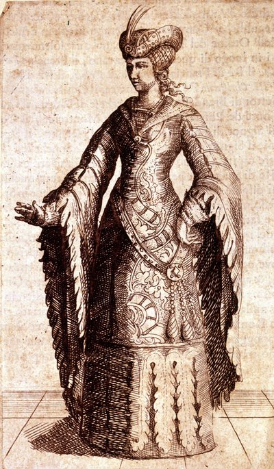 صورة لمارغريتا النمساوية (1480-1530) ، ابنة ماكسيميليان الأول. بواسطة فنان غير معروف