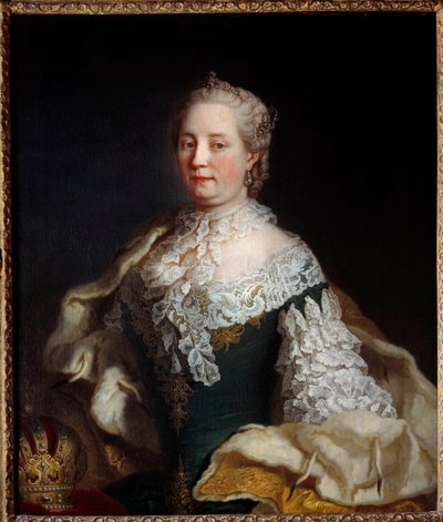صورة لماري تيريز من النمسا بواسطة هابسبورغ لورين (ماري تيريز إيري من المجر) (1717-1780) لوحة مجهولة من القرن الثامن عشر. نانسي ، متحف التاريخ في لورين - صورة ماريا تيريزا من النمسا هابسبورغ-لورين (ماريا تيريز الأولى من هونجغا بواسطة فنان غير معروف
