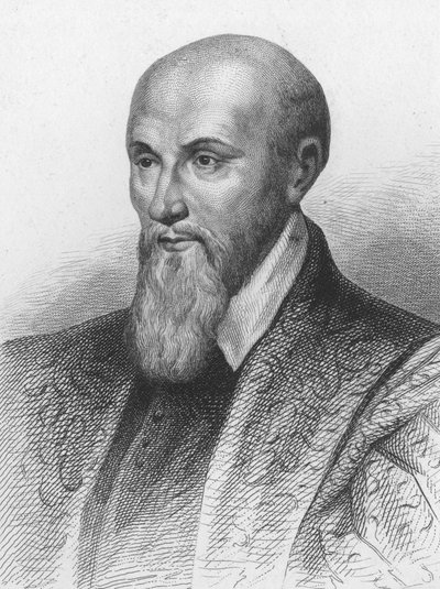 صورة ميشيل دي لوبيتال (ميشيل دي لوبيتال ، 1504 - 1573) ، سياسي فرنسي - في "Histoire des Français" بواسطة Lavallée ، نقش ، بدون تاريخ. بواسطة فنان غير معروف