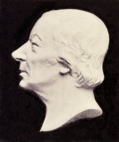 صورة لروبرت أوين (1771-1858) ، فاعل خير واشتراكي بريطاني. بواسطة فنان غير معروف