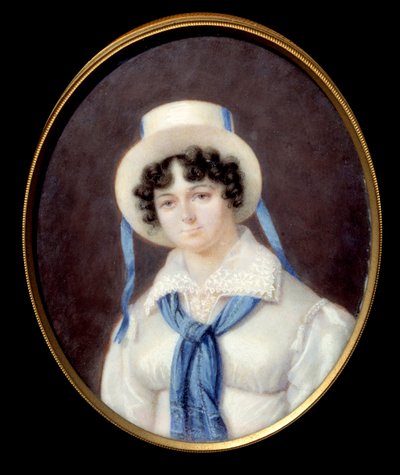 صورة للمغامرة الإنجليزية صوفي دوز ، بارونة Feucheres (1790-1840) ، في زي الصيد لوحة باستيل مجهول القرن التاسع عشر شانتيلي ، متحف كوندي بواسطة فنان غير معروف