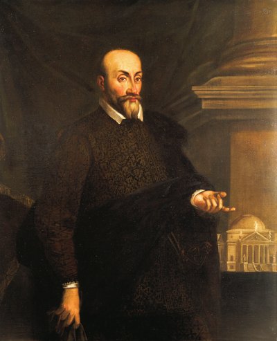 Portrait of the architect, Andrea Palladio بواسطة فنان غير معروف
