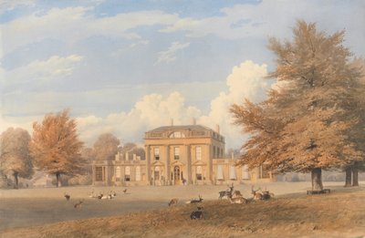 Roundway Park، Wiltshire: منظر خارجي بواسطة فنان غير معروف