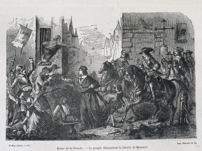 مشهد الرافعة - الأشخاص الذين طالبوا بحرية بروسل في عام 1648 بواسطة فنان غير معروف