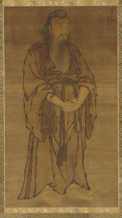 شخصية دائمة من Lü Dongbin بواسطة فنان غير معروف