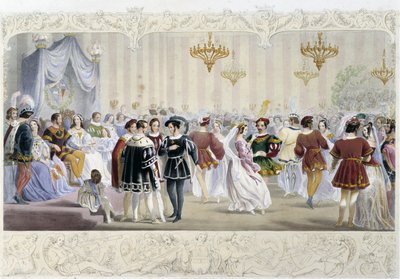 The Ball at the Court - في "فارس إنجلترا" بقلم جيه واتمان ، محرر. T. M