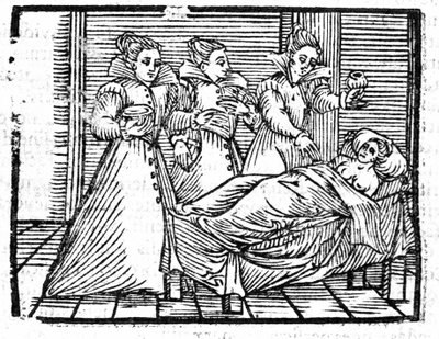 وفاة الساحرة من قبل فرانشيسكو جواشيو "" خلاصة وافية Maleficarum "" ميلان 1608. بواسطة فنان غير معروف